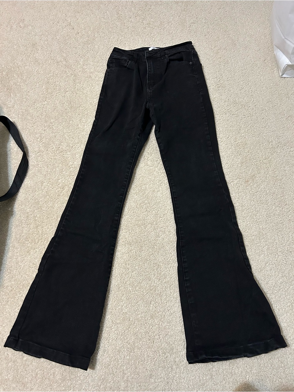 Black Flared Women’s Jeans - Classic High-Rise